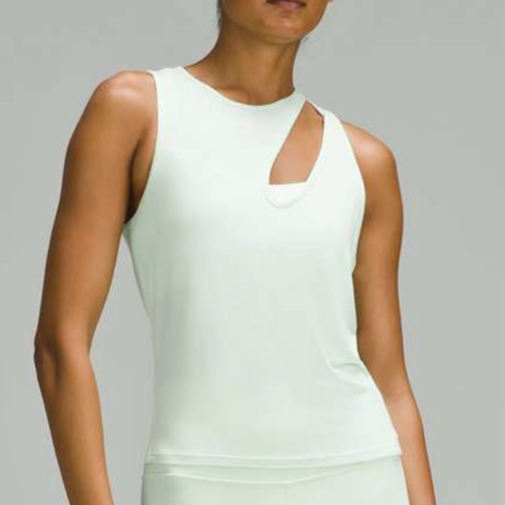 Lululemon Athletica Mint Cutout Tank Top